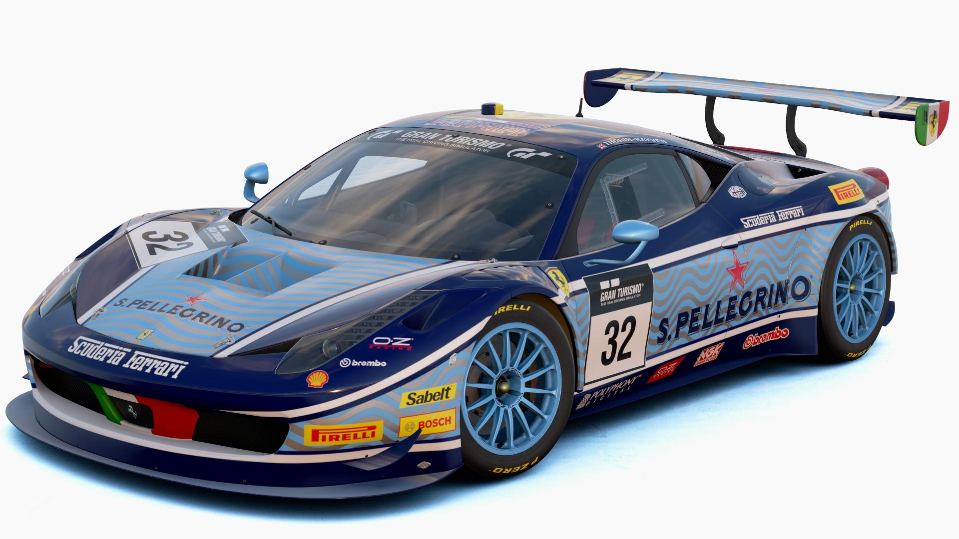 San Pellegrino 458 GT3 Front