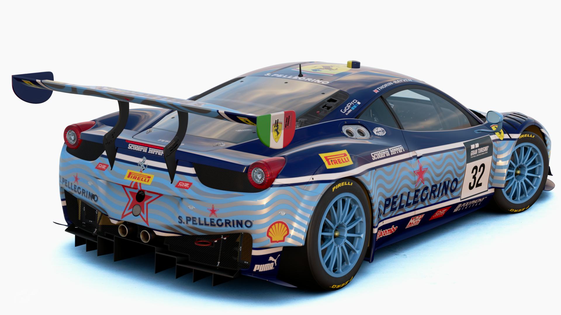 San Pellegrino 458 GT3 Rear