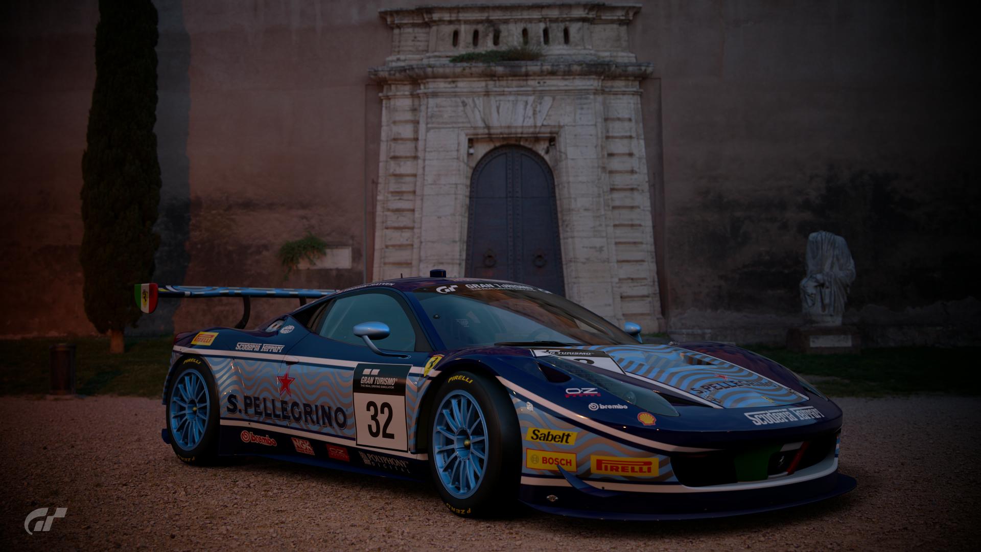 San Pellegrino 458 GT3 Rome