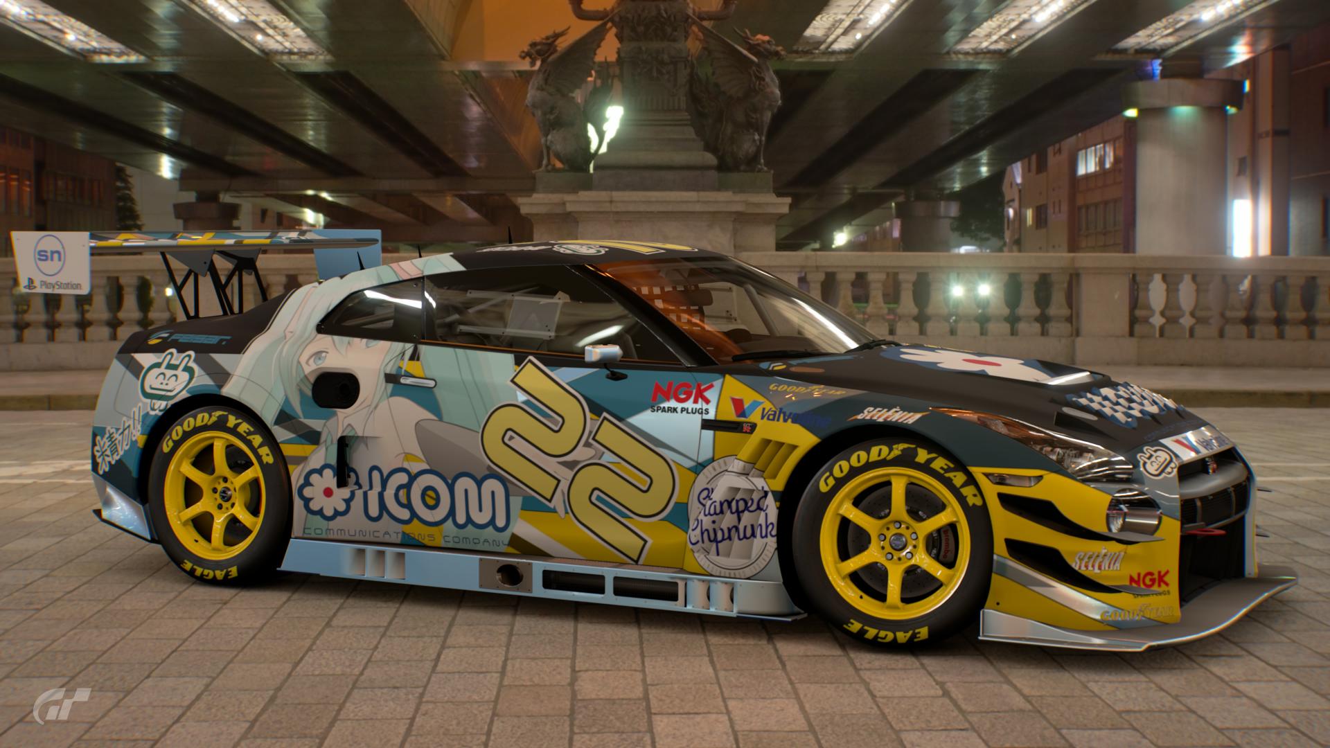 Schultze GT-R GT3 in fictitious Feisar livery