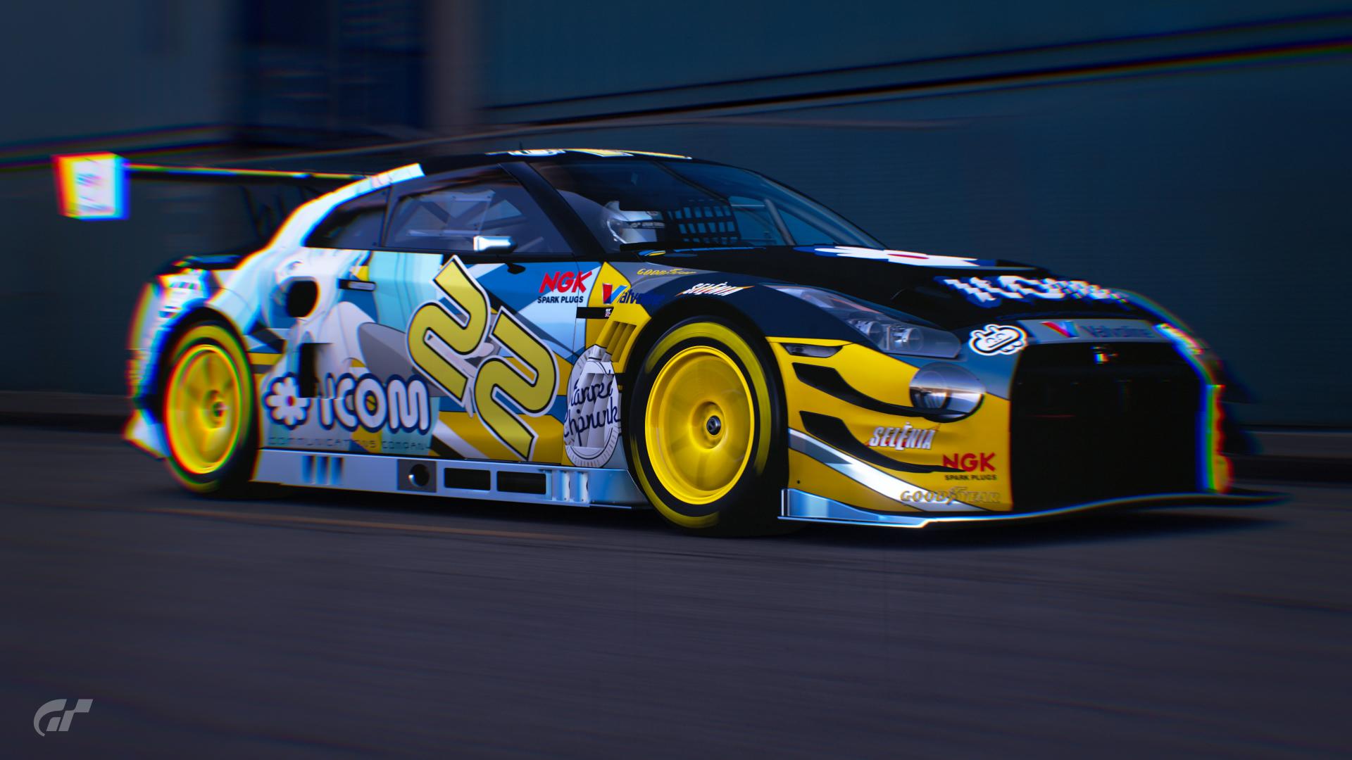 Schultze GT-R GT3 in fictitious Feisar livery