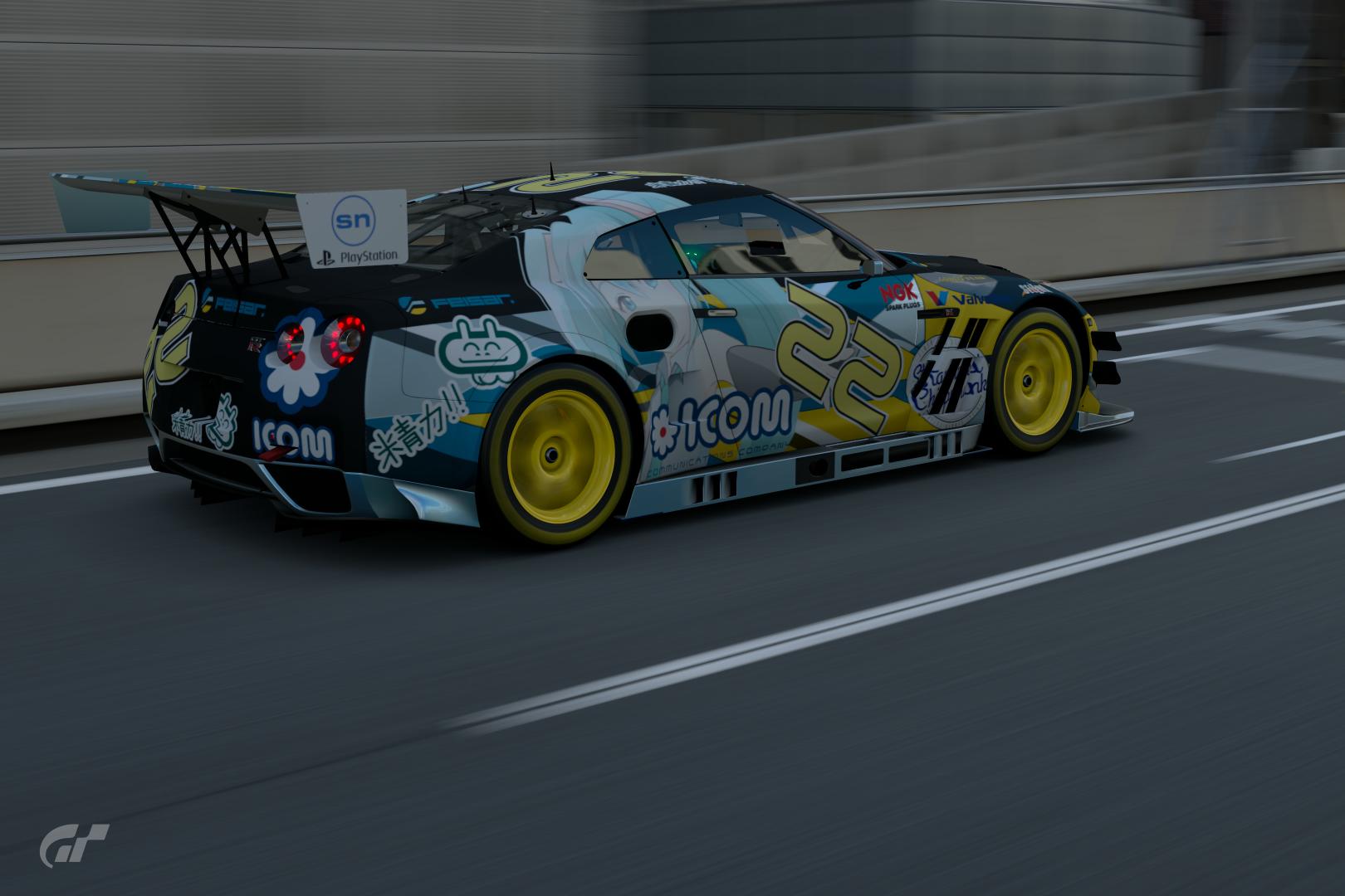 Schultze GT-R GT3 in fictitious Feisar livery