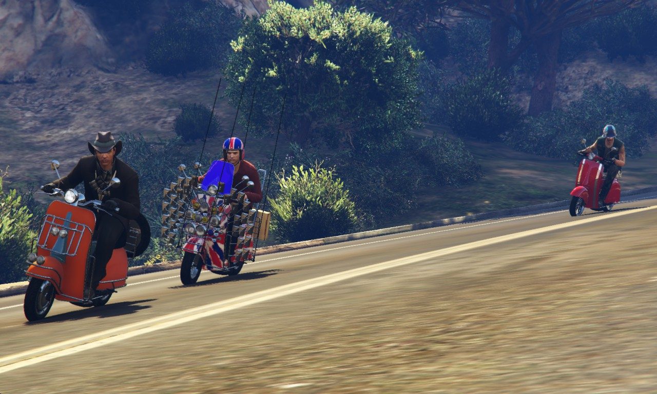 Scooter brothers meet up 6