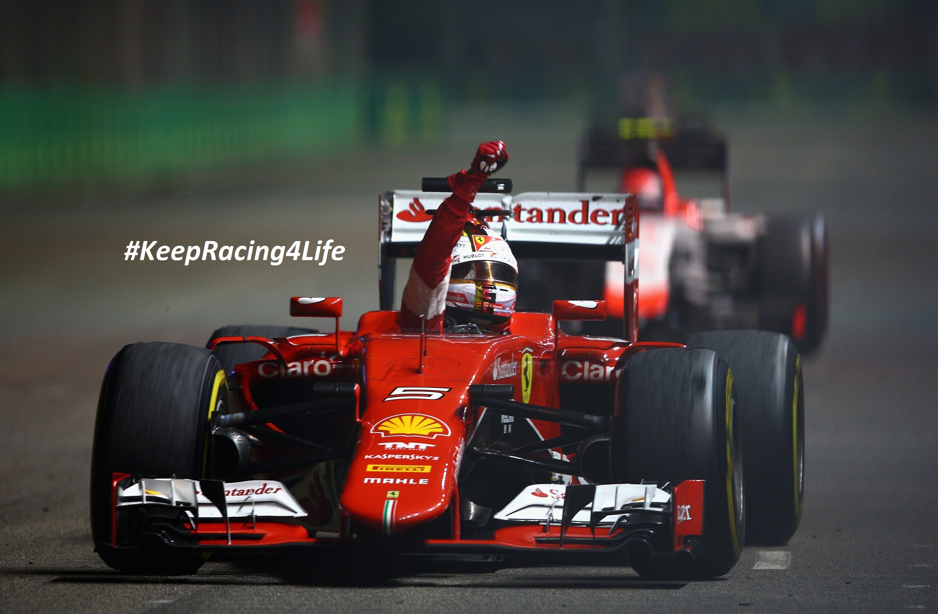 Sebastian Vettel Wins The 2015 Singapore GP