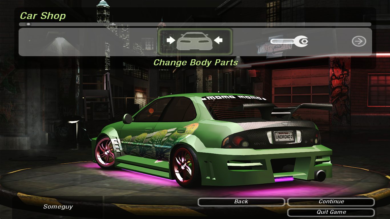 Sentra Spec V taken to highly exaggerated proportions 2