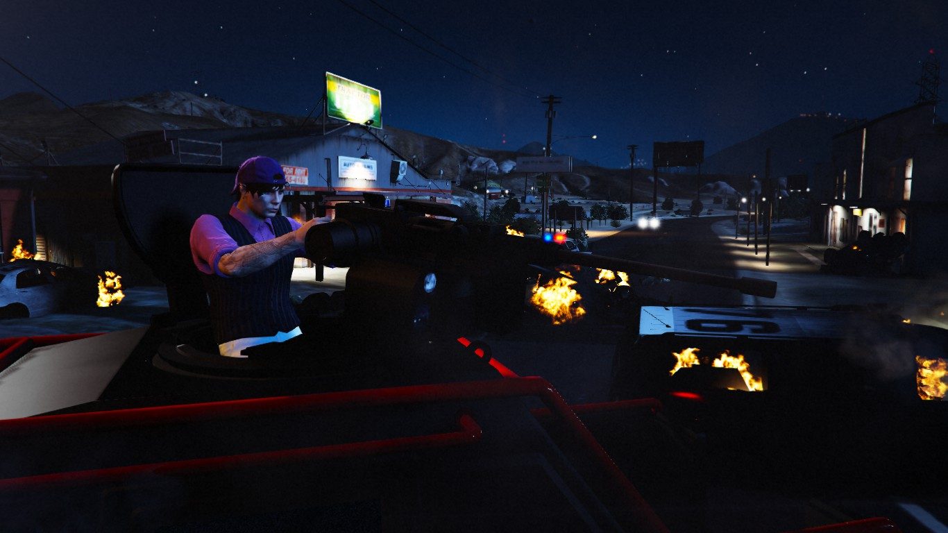 SPD's Online Protagonists battle the police 10