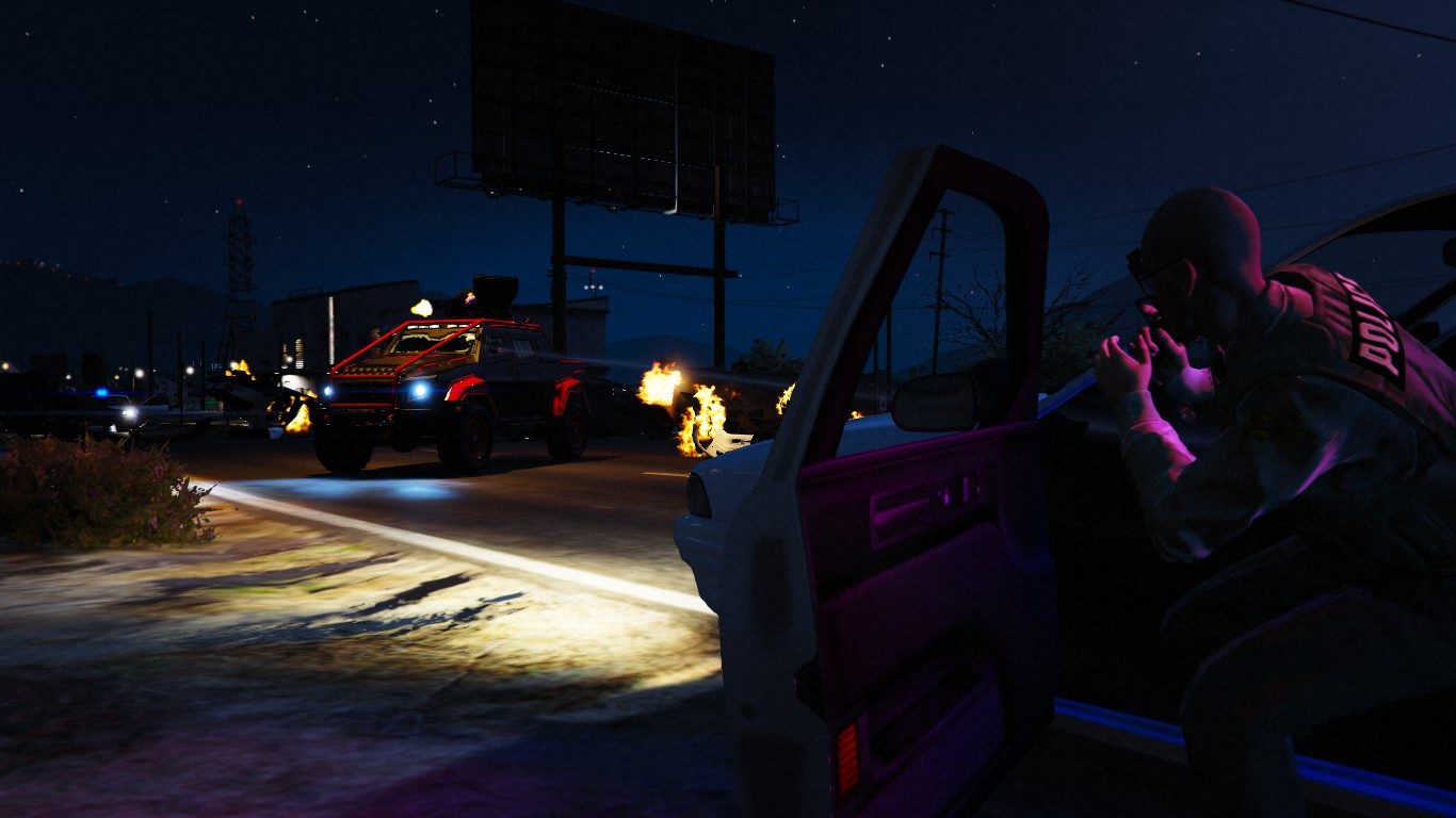 SPD's Online Protagonists battle the police 13