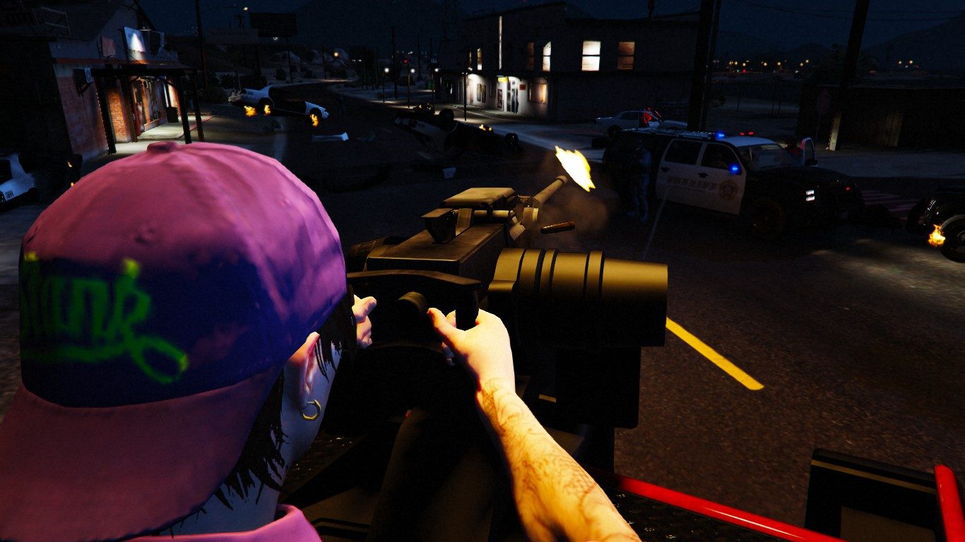 SPD's Online Protagonists battle the police 18