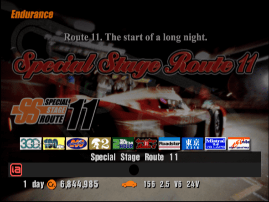 Special Stage Route 11 Endurance