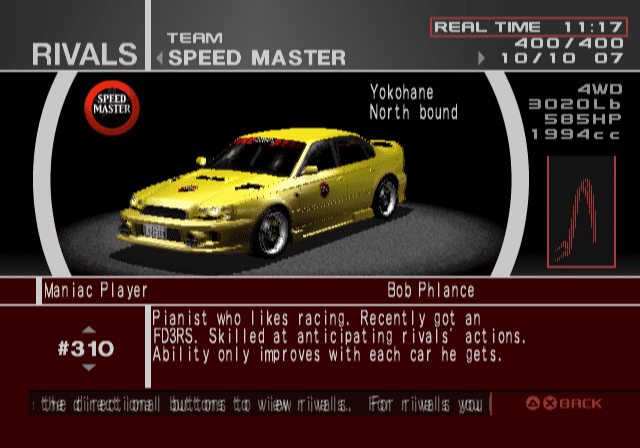 Speed Master - Maniac Player