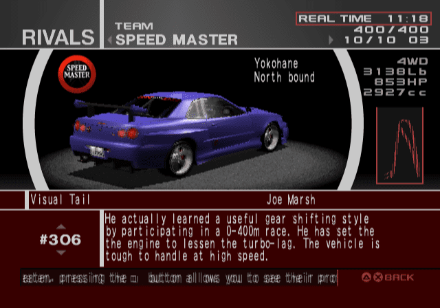 Speed Master - Visual Tail