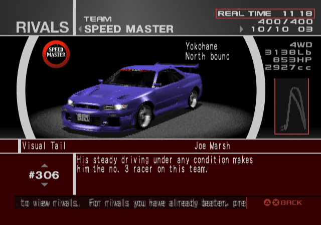 Speed Master - Visual Tail
