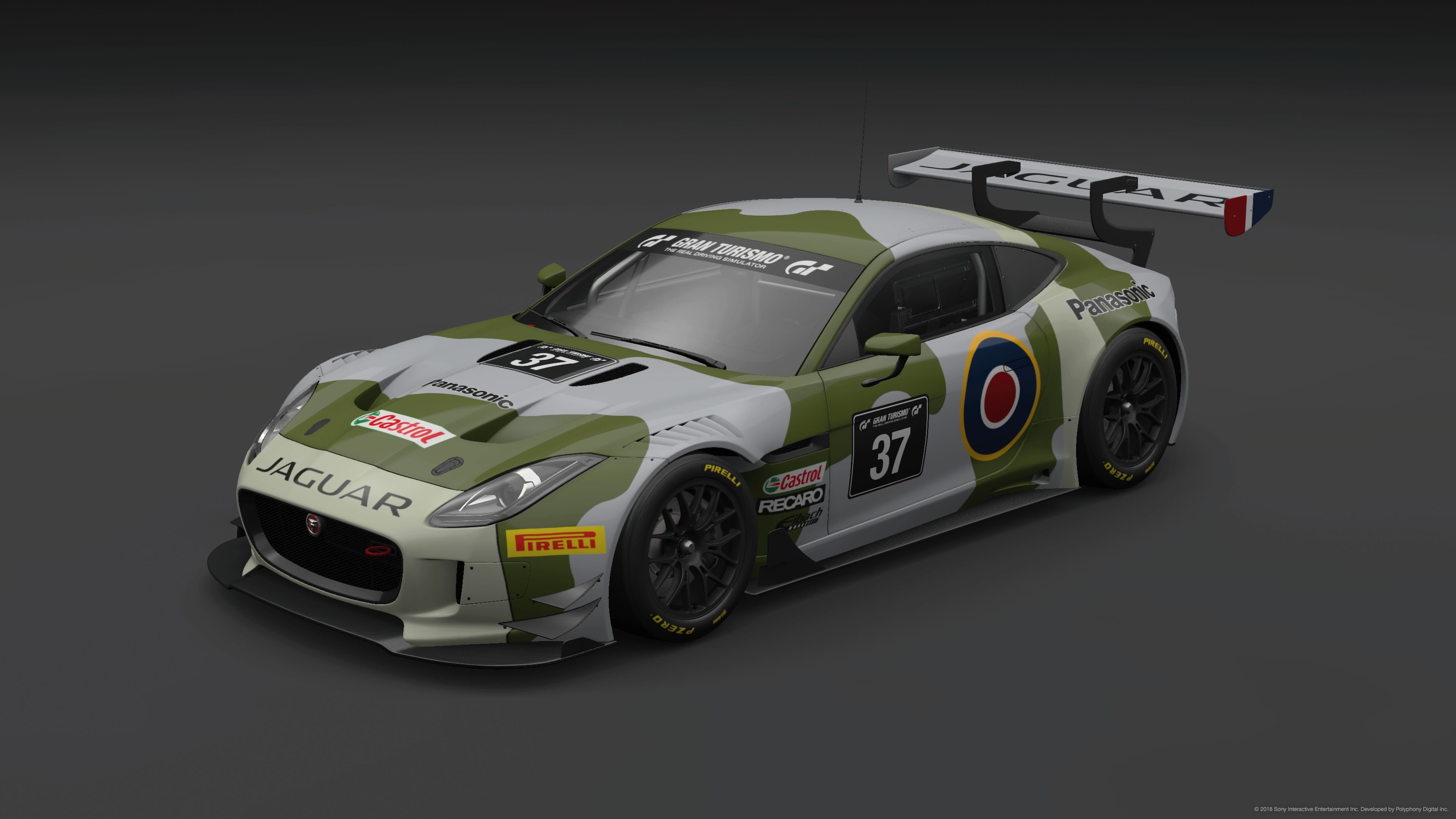 Spitfire Jaguar F-Type Front 3/4