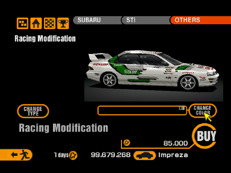 Subaru Imperza typeRA STi Ver. VI (J) '99