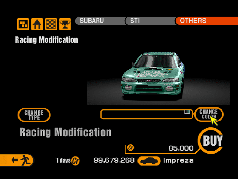 Subaru Impreza Sedan STi Ver. VI (J) '99
