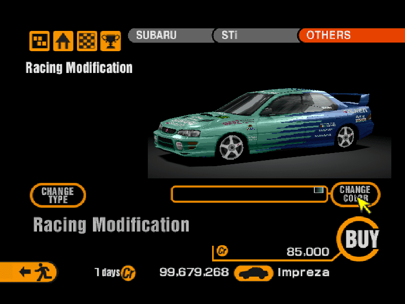 Subaru Impreza Sedan STi Ver. VI (J) '99
