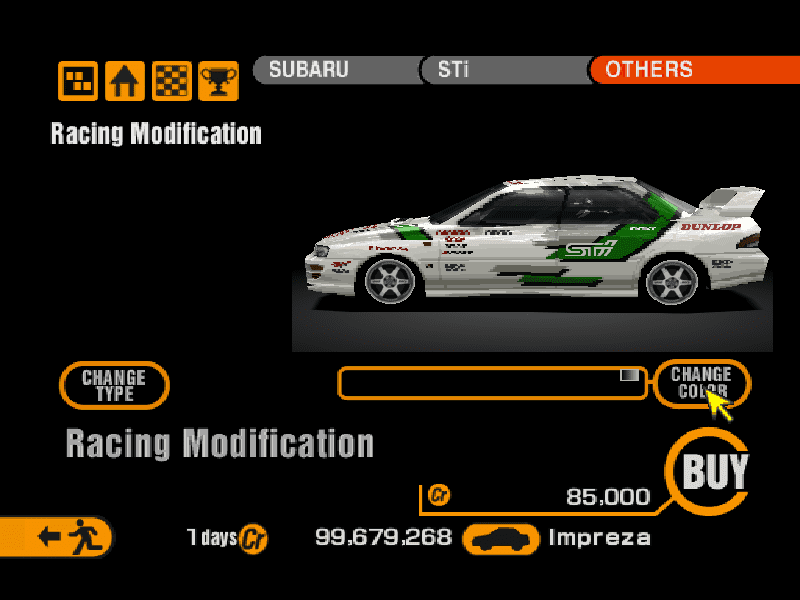 Subaru Impreza Sedan STi Ver. VI (J) '99