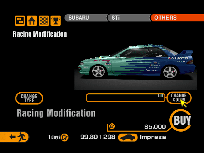 Subaru Impreza typeR STi Ver. IV (J) '97