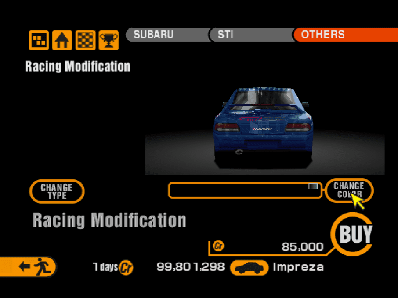 Subaru Impreza typeR STi Ver. IV (J) '97