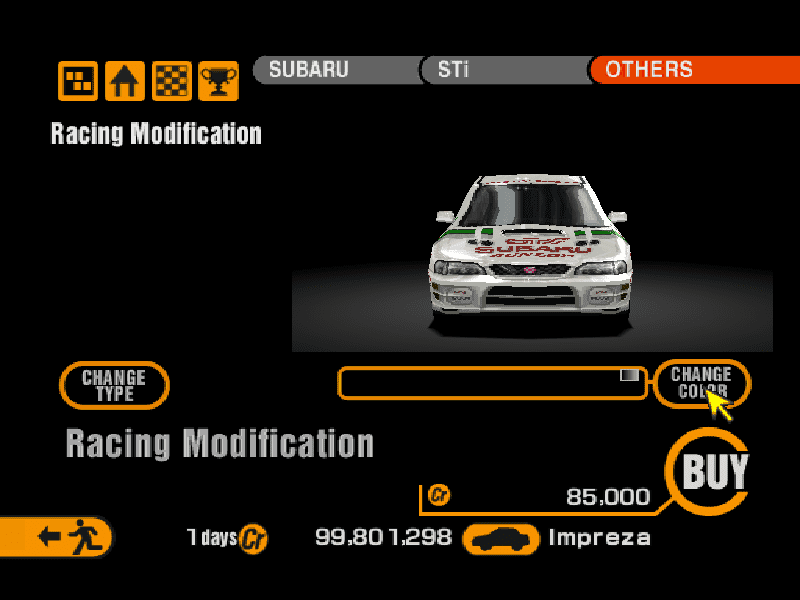 Subaru Impreza typeR STi Ver. V (J) '98