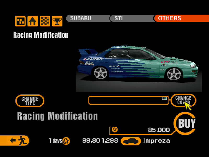 Subaru Impreza typeR STi Ver. VI (J) '99