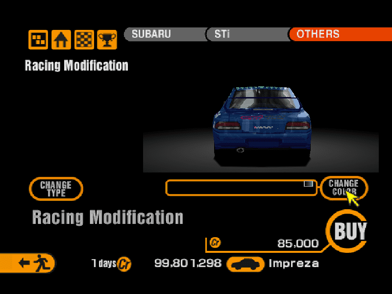 Subaru Impreza typeR STi Ver. VI (J) '99