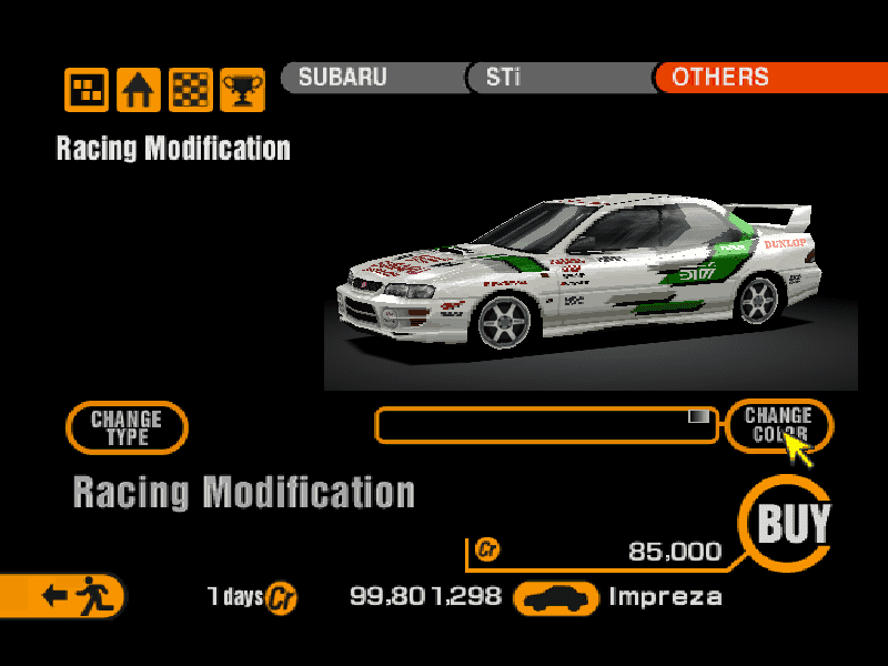 Subaru Impreza typeR STi Ver. VI (J) '99