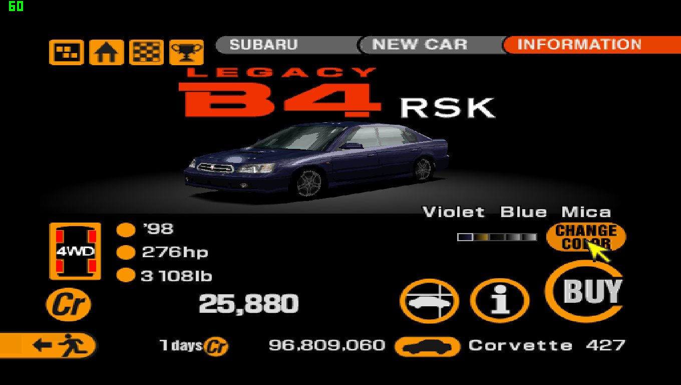 Subaru Legacy B4 RSK