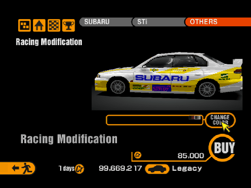 Subaru Legacy Sedan RS (J) '96