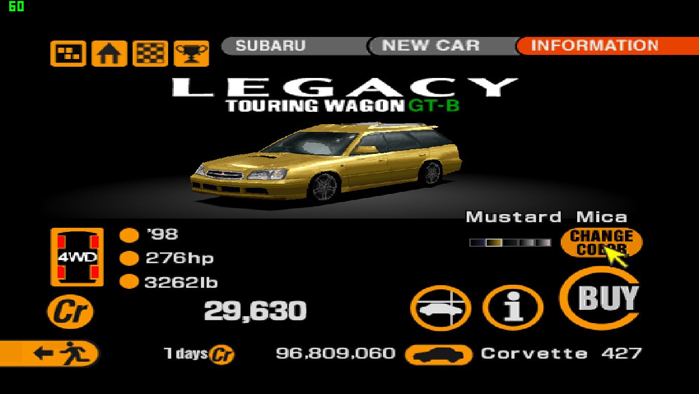 Subaru Legacy Touring Wagon GTB