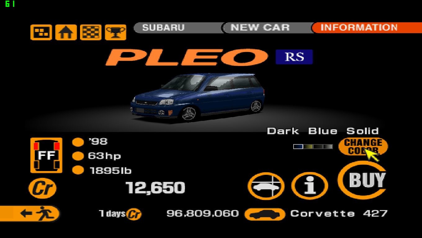 Subaru Pleo RS