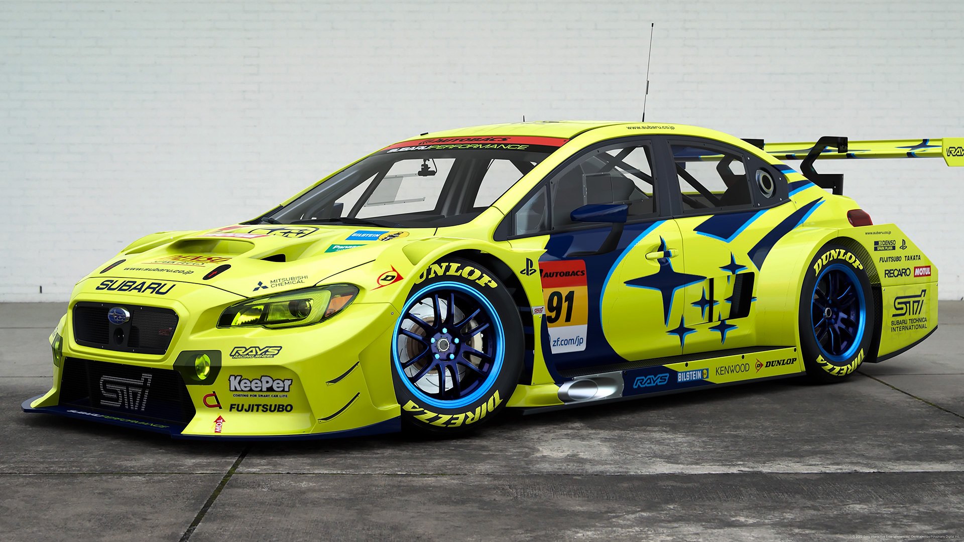 Subaru WRX Gr.3 Reverse Rally livery