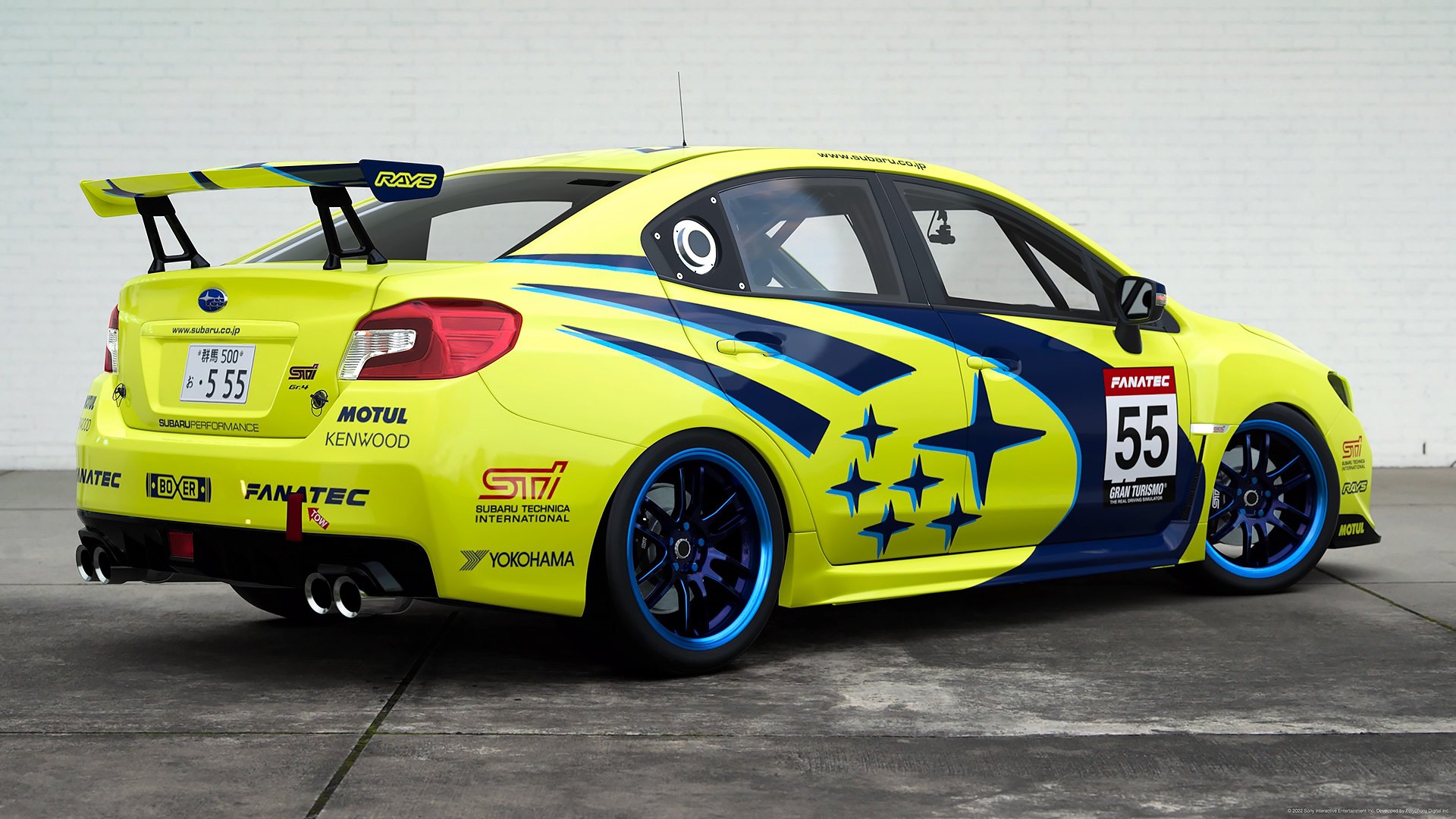 Subaru WRX Gr.4 – Reverse Rally livery