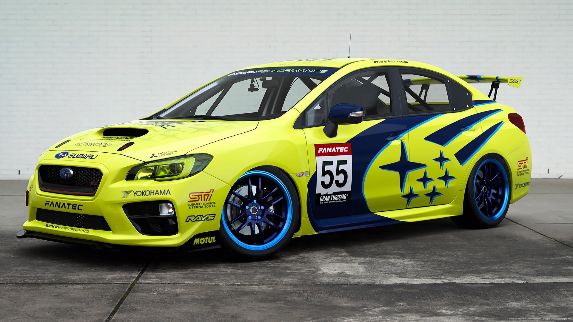 Subaru WRX Gr.4 – Reverse Rally livery