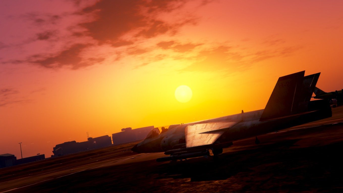 Sundown in LSIA