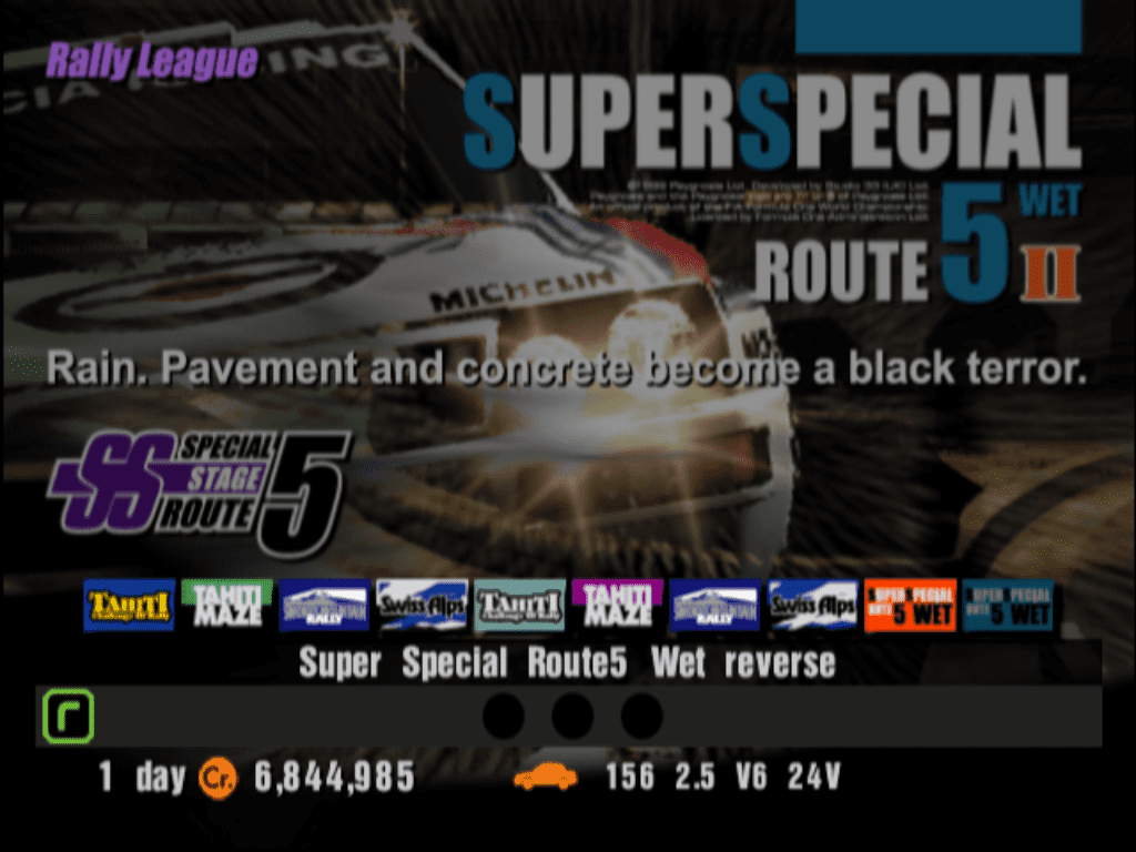 Super Special Stage Route 5 Wet II