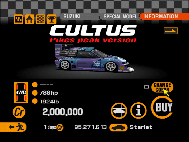 Suzuki Cultus Pikes Peak Version