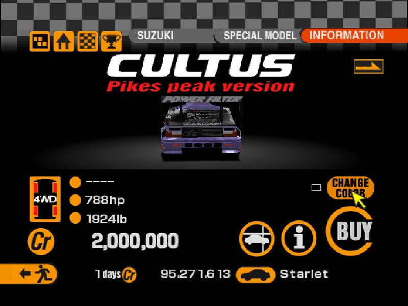 Suzuki Cultus Pikes Peak Version