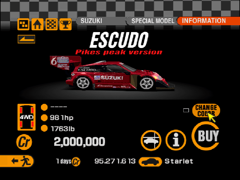 Suzuki Escudo Pikes Peak Version