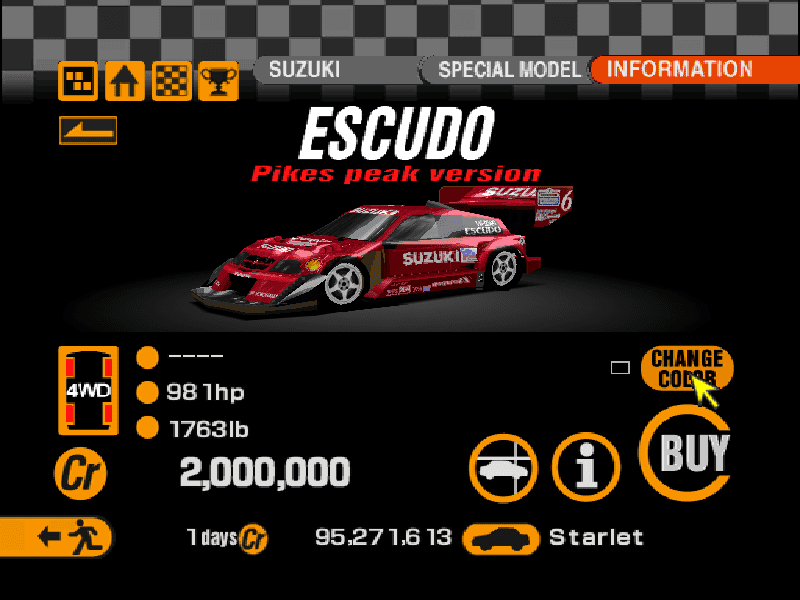 Suzuki Escudo Pikes Peak Version