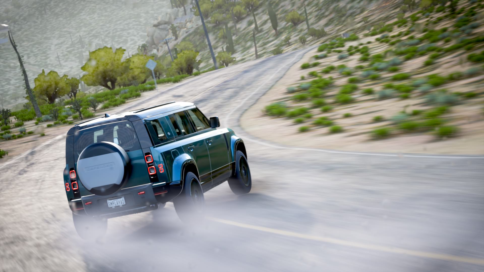 The best defense is a good offense.. on the rear tires