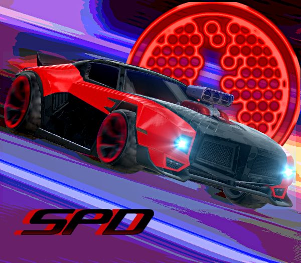 The first of the Rocket League themed avatars with SPD's Dominus GT