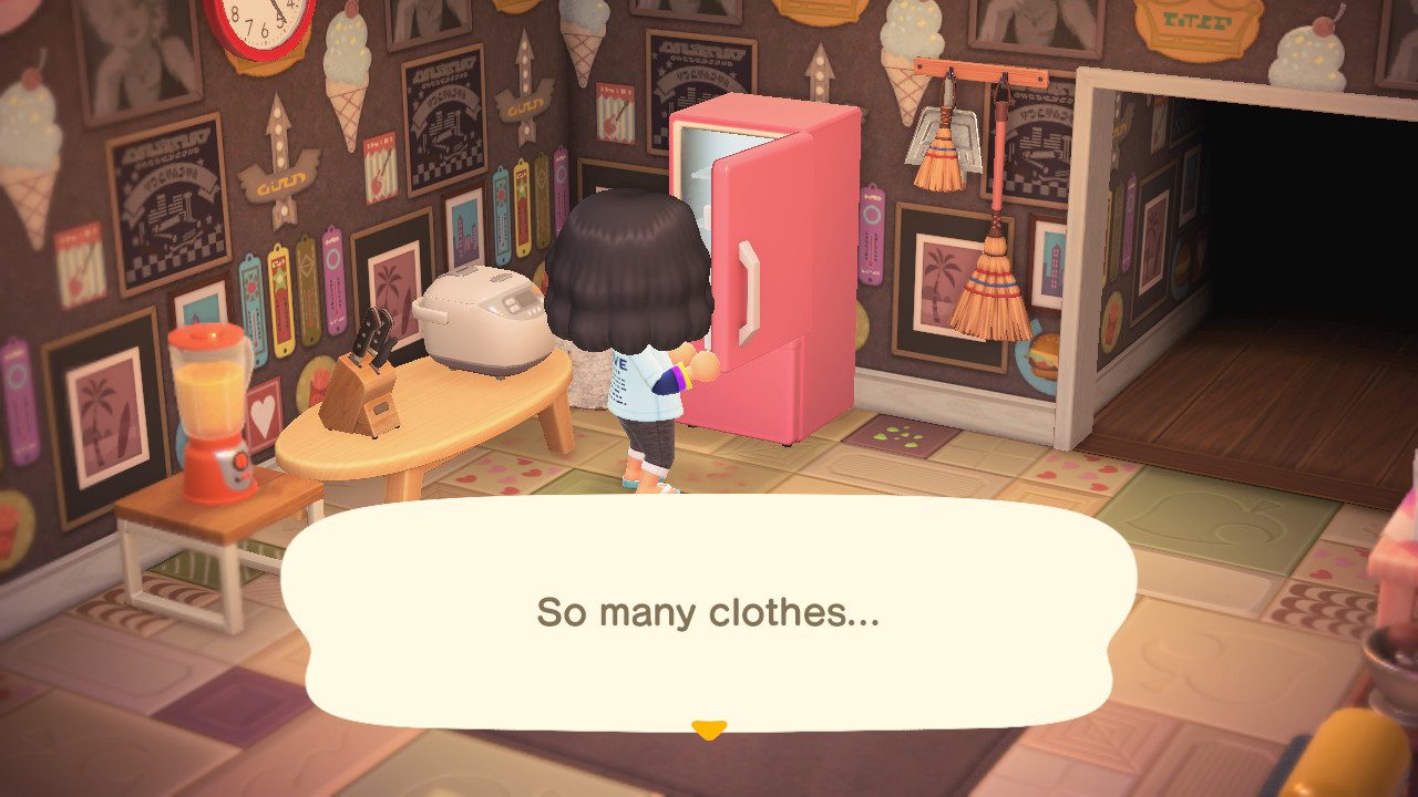 The fridges of Animal Crossing in a nutshell