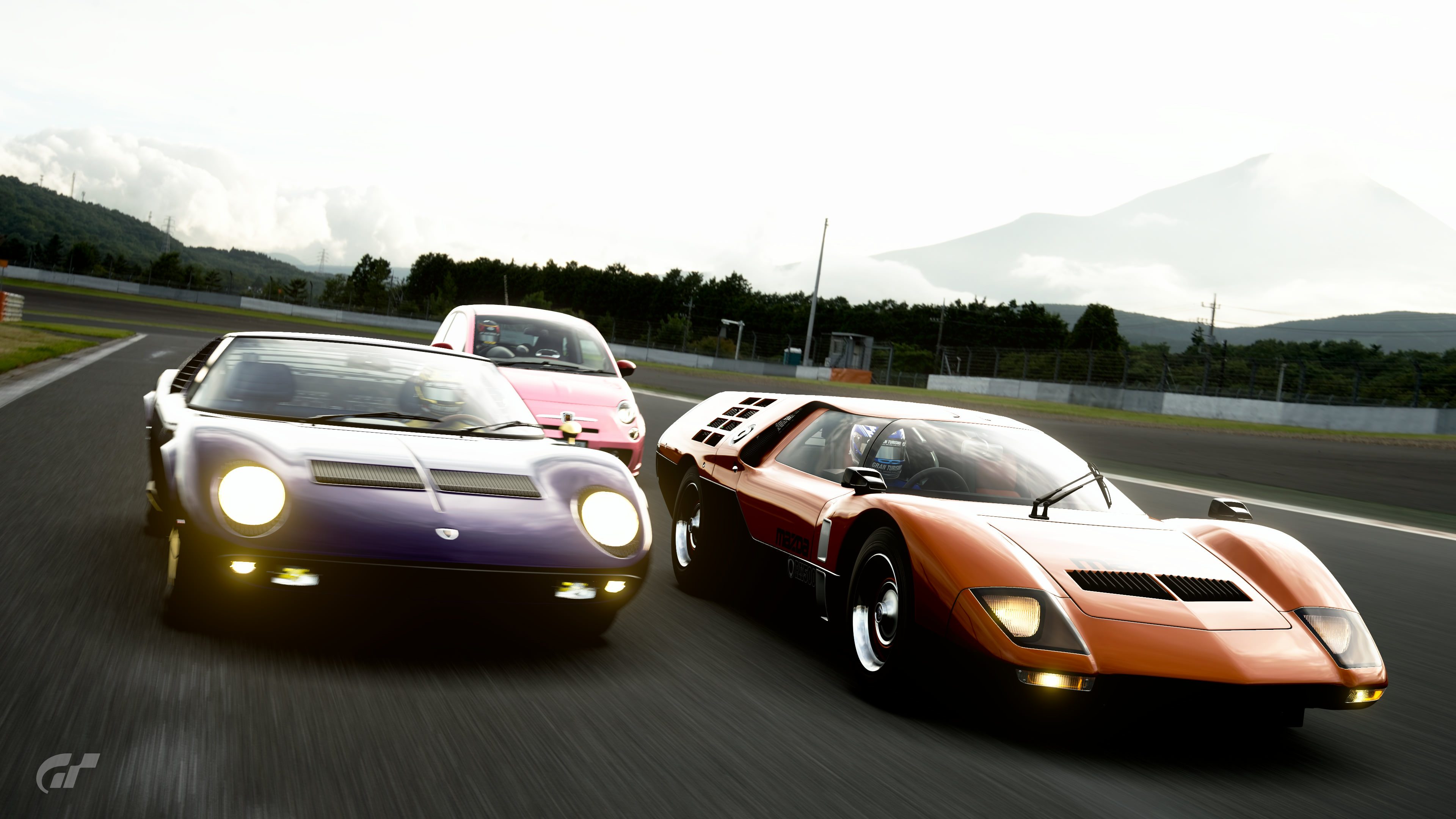 The Miura and the RX500 finally gets their GTS grudge match