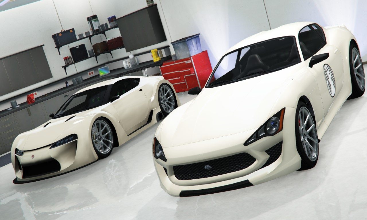 The new ETR1 alongside the Furore GT as the "Nishimura" cars