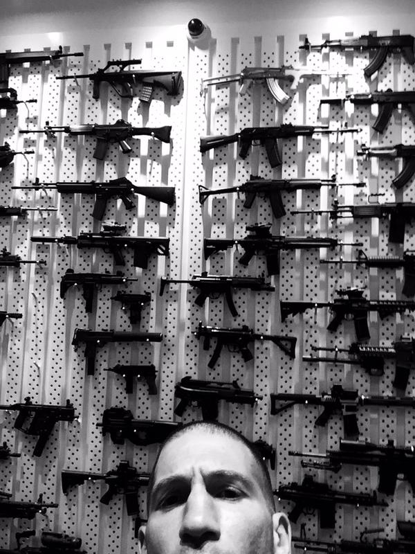 The new Punisher's Arsenal. "Guns. Lots of guns."