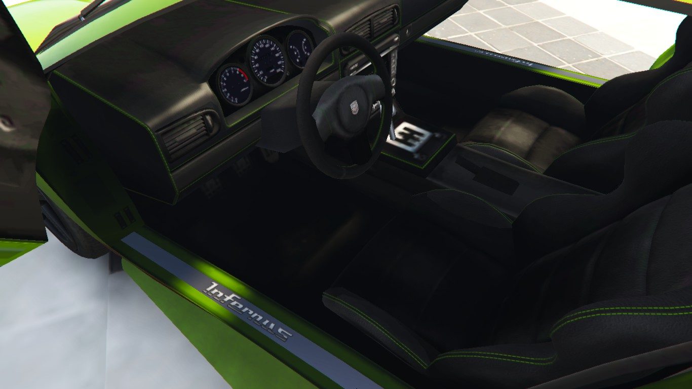 The Pegassi Trio 11 - Interior of the Infernus.
