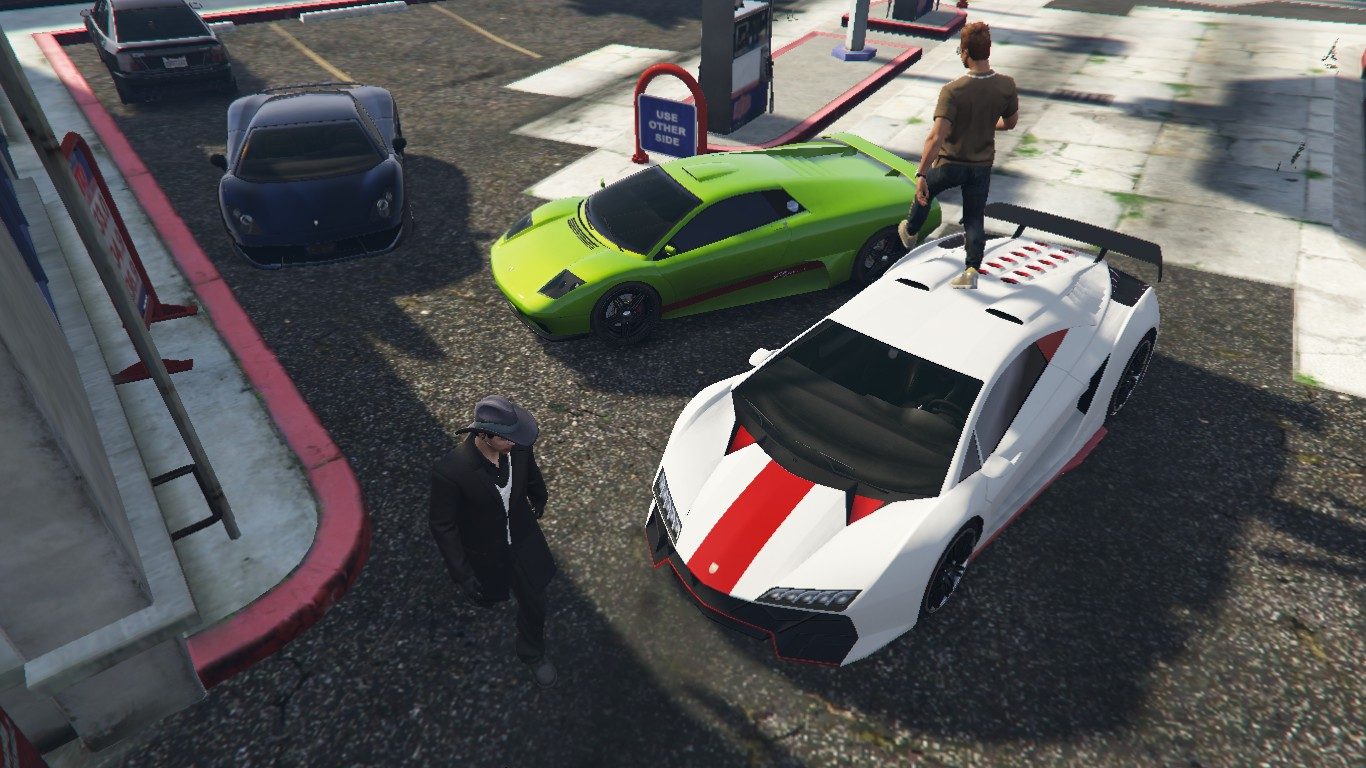 The Pegassi Trio 4 - Overlooking from Davis Gas Station.