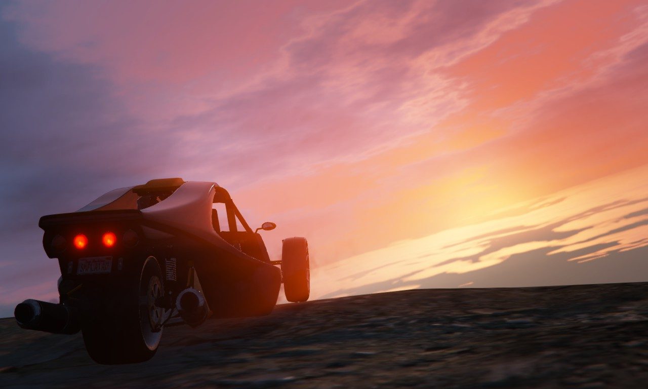 Three tires, two lights, one Chilliad, no challenge 16