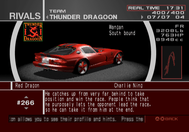 Thunder Dragoon - Red Dragon